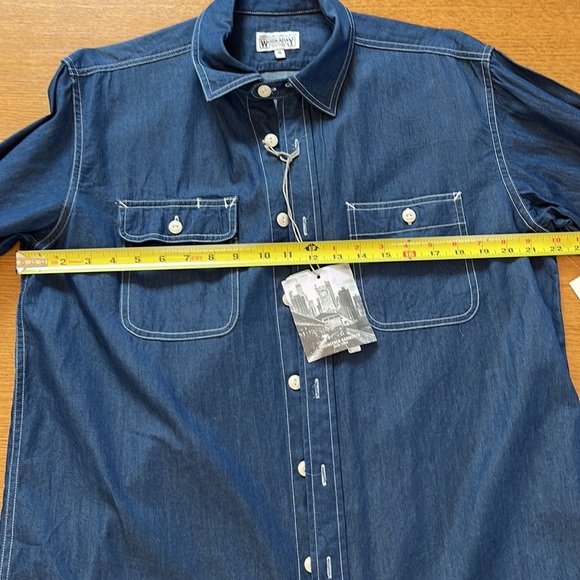 Engineered Garments denim Shirt S ( fits like a large) - Picture 5 of 6
